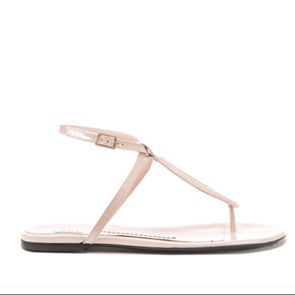 Furla soft pink patent t-strap sandal - Picture 2 of 8